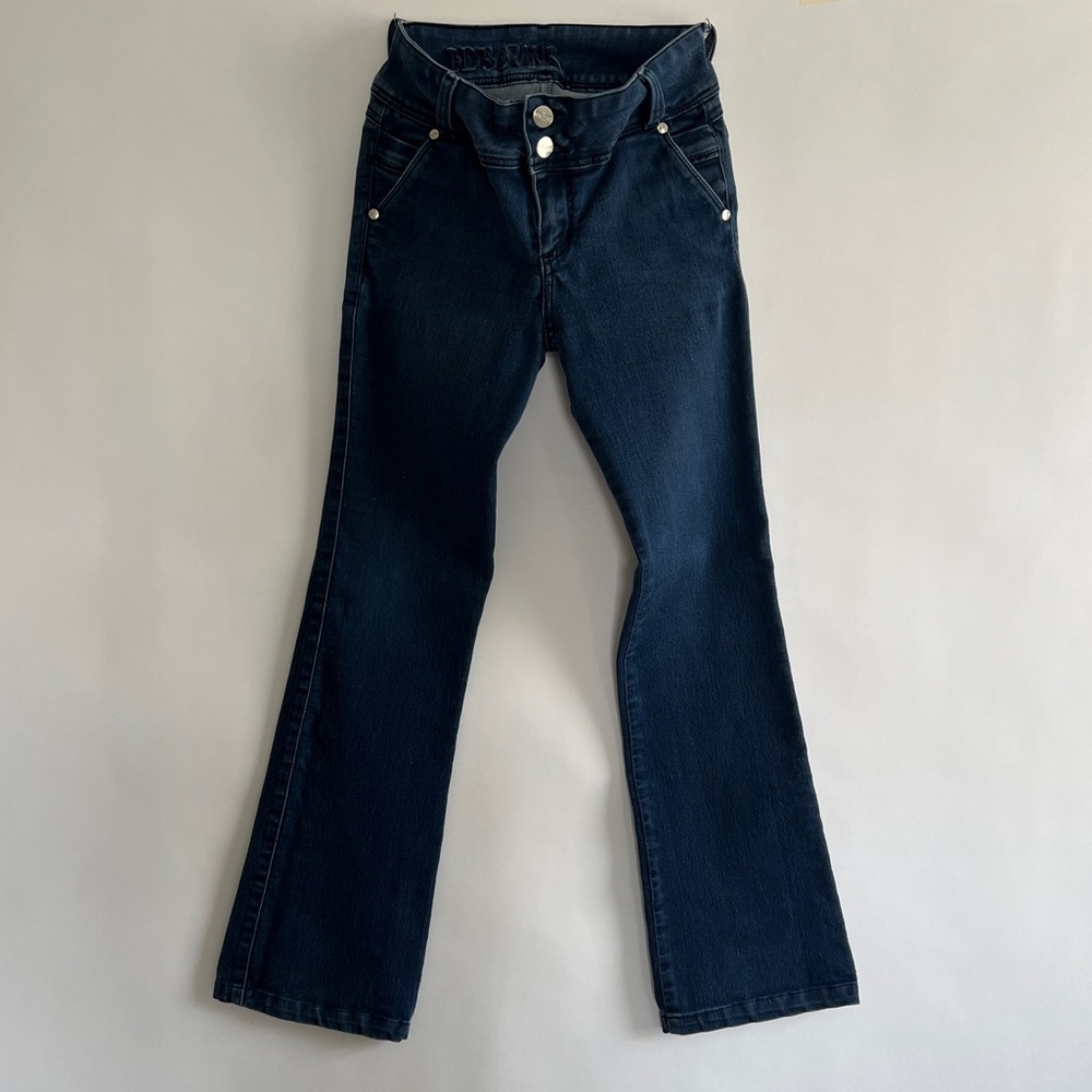 FDS Bootcut flared dark blue jeans high waisted